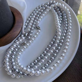 S925 sterling srebro ingot kopča s bisernim zatvaračem – jednostavan DIY komad nakita za ogrlicu
