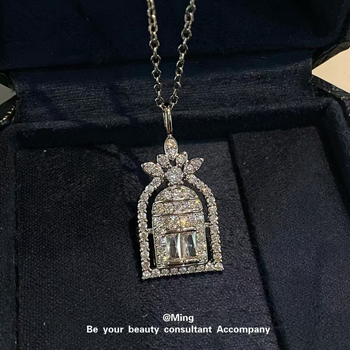 Colier din cupru cu pandant din cupru, formă geometrică, lanț în formă de O, placat electroforetic, unisex, lux ușor