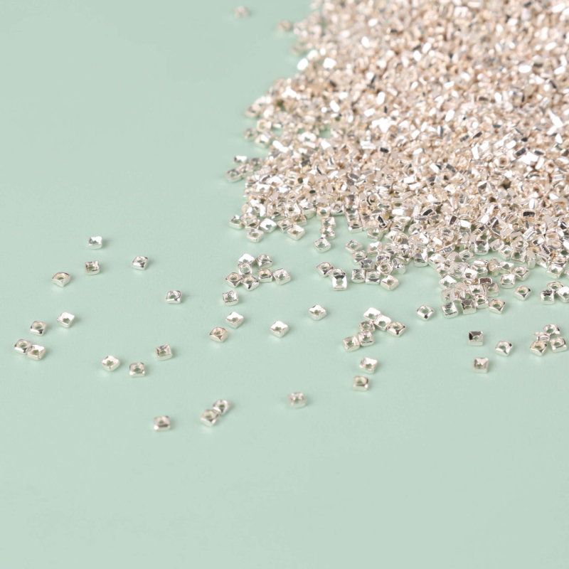 DIY ékszerkészítés kiegészítők – ezüst, gyöngyházfényes felület, 99% tisztaság, Shengfeng, 2025 tavasz