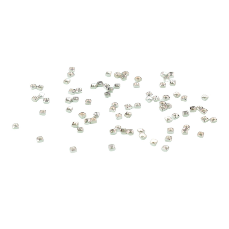 DIY ékszerkészítés kiegészítők – ezüst, gyöngyházfényes felület, 99% tisztaság, Shengfeng, 2025 tavasz