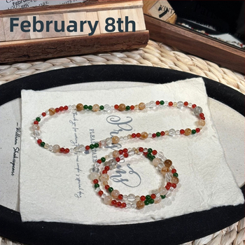 Duobao βραχιόλι με κρύσταλλο διπλού κύκλου για γυναίκες, χωρίς πλευρικούς λίθους