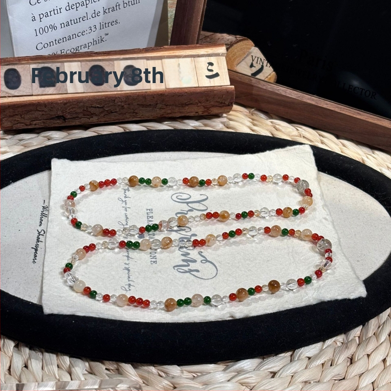 Duobao dviejų ratų krištolo apyrankė moterims, be šoninių akmenų