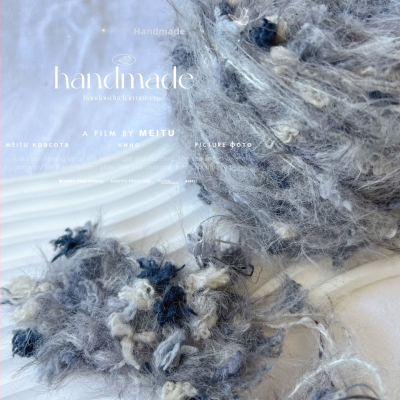 Vilnas dziju komplekts, roku sajauktais diegs, adatas un tamborējums, šalle un džemperis