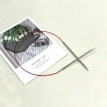 Kružne igle za pletenje sa spiralnim kvadratnim vrhovima, za pletene pulovere – ručni DIY alat.