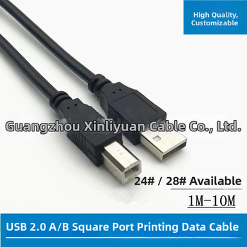 USB printera kabelis, vara vadīts kabelis, USB 2.0, Print Line, datoram