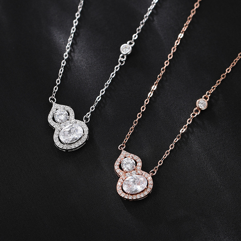 Nyaklánc 925-ös sterling ezüstből, Zirconia medállal, állat/zodiákus forma, O-alakú lánccal, márka Tifani