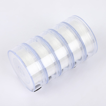 Poliesterska žica za izradu nakita, ručno pletena, prozirna kutija, linija za navlačenje perli, prirodni stil, zima 2024