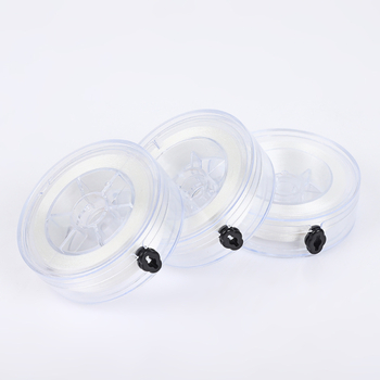 Poliesterska žica za izradu nakita, ručno pletena, prozirna kutija, linija za navlačenje perli, prirodni stil, zima 2024