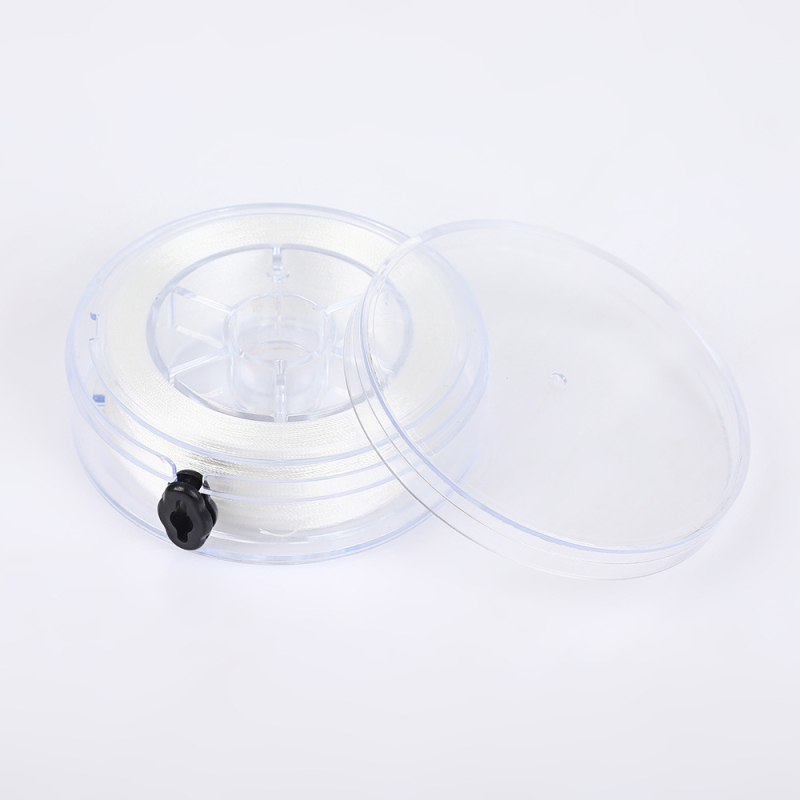 Poliesterska žica za izradu nakita, ručno pletena, prozirna kutija, linija za navlačenje perli, prirodni stil, zima 2024