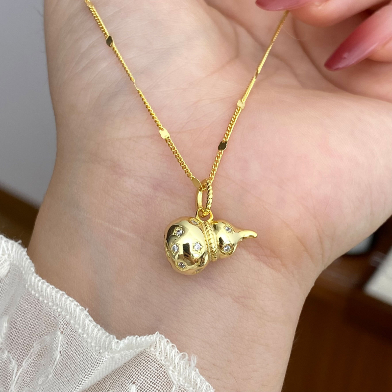 Colier geometric din argint 925, lanț lateral, 41–50 cm