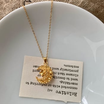 Colier din argint 925, pandant geometric cu motiv stea-lună, lanț tip pulover, stil Ins (Material: Argint 925; Material pandant: Argint 925; Lanț: tip pulover; Formă: geometrică; Stil: Ins)