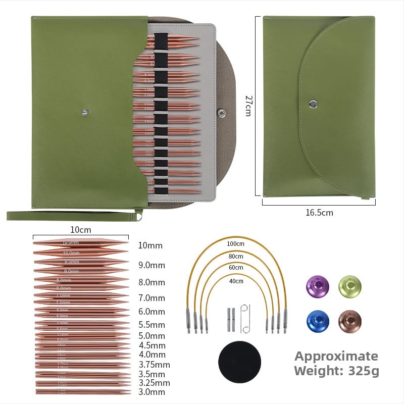 Set kružnih igala s aluminijevim oksidom, odvojivi rukav, zamjenjiva užad, igle u obliku U; podrijetlo: Wenzhou; 50 setova; bruto težina: 395 g