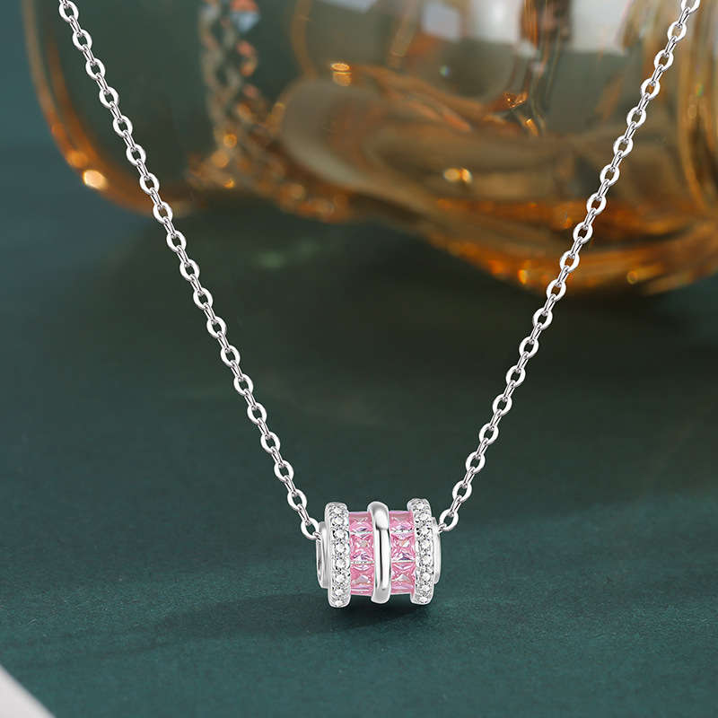 Chuyi srebrna ogrlica DXL124, križni lanac, 99% čistoće srebra, elektroplating, geometrijski stil mode