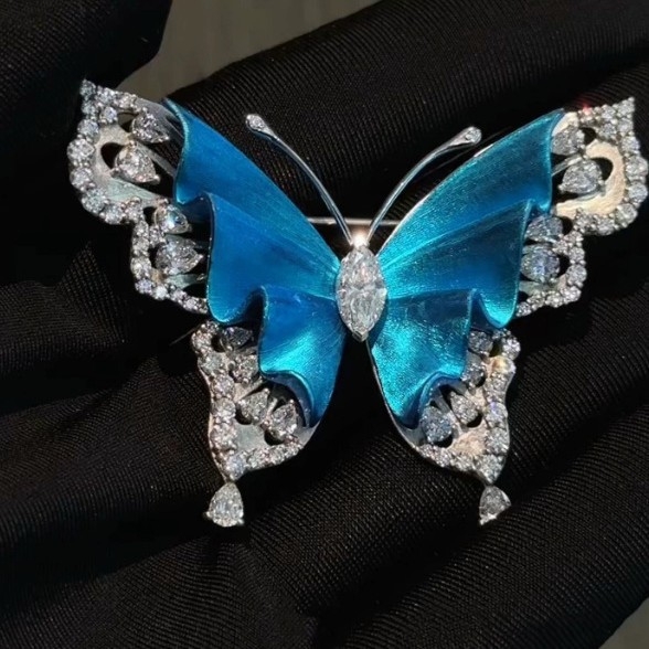 Broš za žene | Životinjski oblik, Legura, elektroplatiranje, dvostruka namjena, personalizirani trend