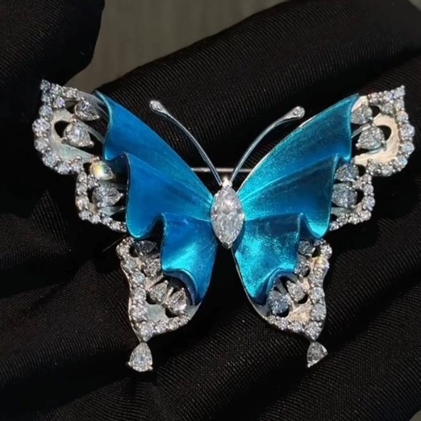 Broš za žene | Životinjski oblik, Legura, elektroplatiranje, dvostruka namjena, personalizirani trend