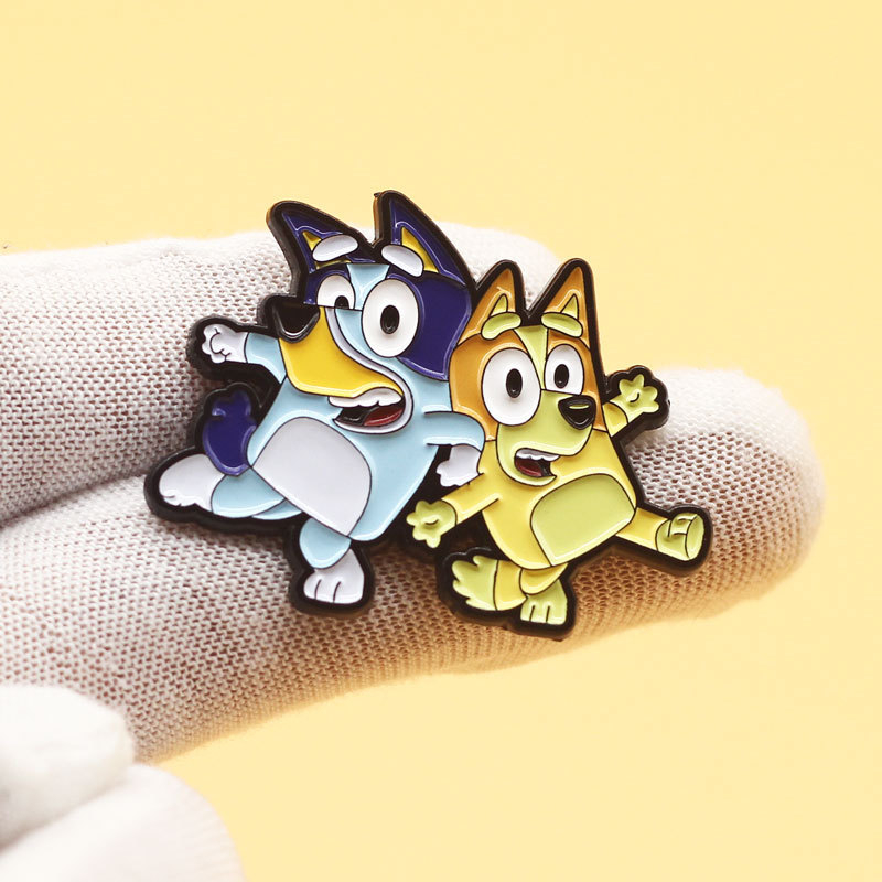 Broš od legure s likom iz crtića, završna obrada kapljicama ulja – memorijalno, dekorativno, dar