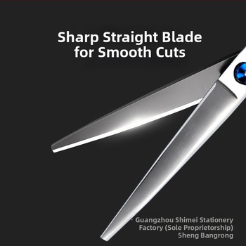 Suņu kopšanas šķēres ar izliektām asmeņiem – profesionāls matu griešanas komplekts