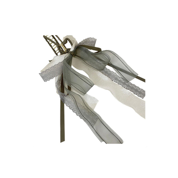 Koreai stílusú fejfedő hajpánt masnival, kézzel készített; Anyag: szövet + webbing + csipke; Stílus: friss és édes; Nyár 2024