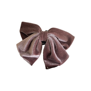 Akrilból készült masnis hajcsat, vintage stílus, kézi megmunkálás, rögzítő fogazat