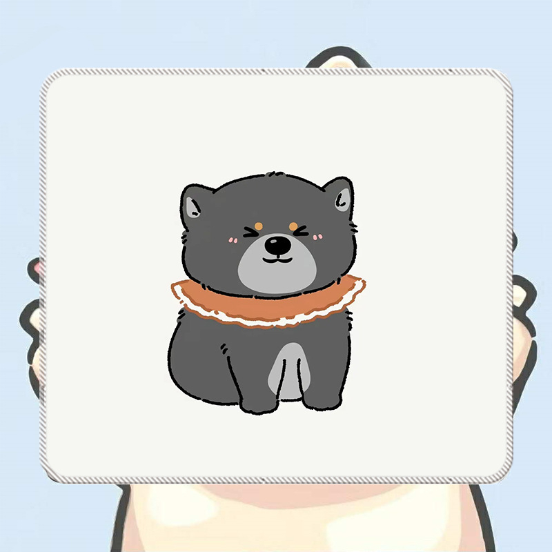 Malá podložka pod myš z prírodnej gumy, protišmyková, potlač transferom, možnosť prispôsobenia