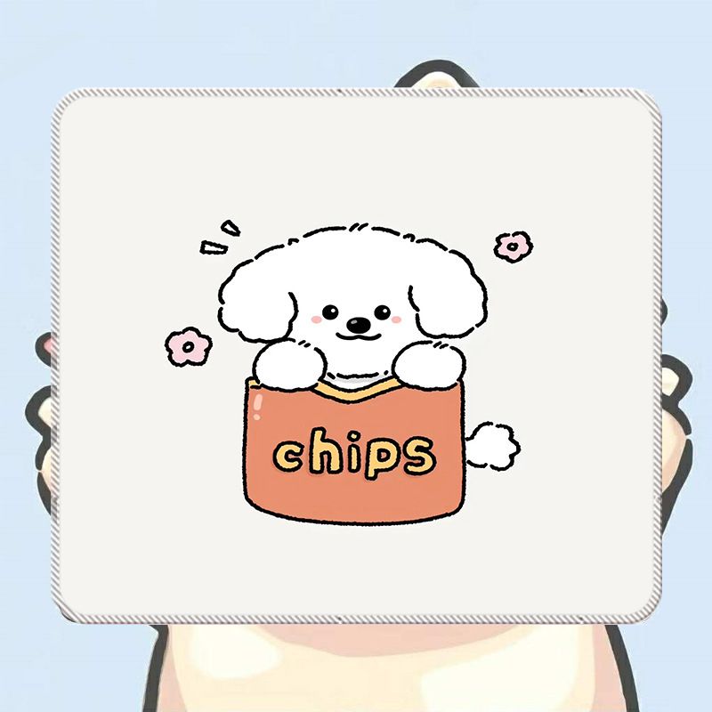 Malá podložka pod myš z prírodnej gumy, protišmyková, potlač transferom, možnosť prispôsobenia