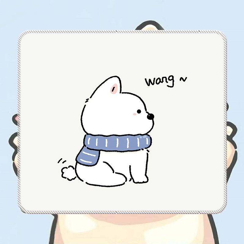 Malá podložka pod myš z prírodnej gumy, protišmyková, potlač transferom, možnosť prispôsobenia