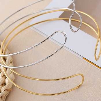 Golier z titánovej ocele, U-tvar dizajn, unisex, hmotnosť 20,9 g