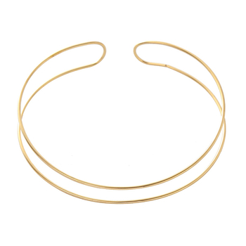 Golier z titánovej ocele, U-tvar dizajn, unisex, hmotnosť 20,9 g