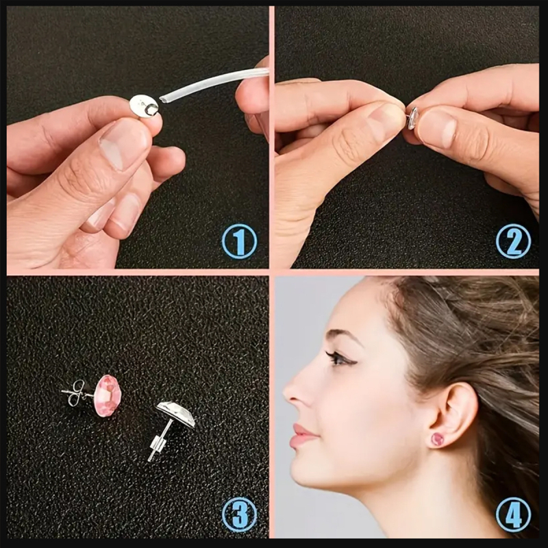DIY set za nakit – komponente za naušnice od nehrđajućeg čelika, elektroplatiranje, 10 komada