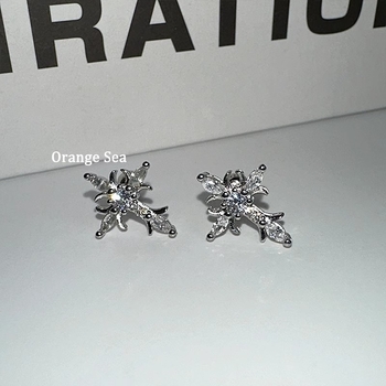 Cercei din oțel titan, placare electrolitică, stil geometric, unisex