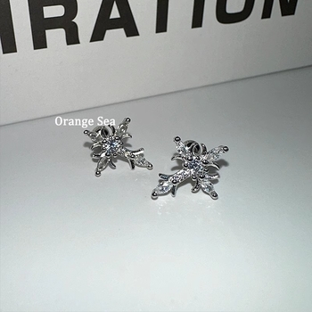 Cercei din oțel titan, placare electrolitică, stil geometric, unisex