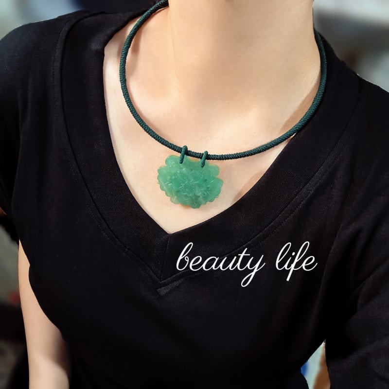 Colier cu pandantiv din topaz și lanț cu șnur, reglabil 21–50 cm, 200 g, origine Liaoning