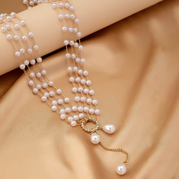 Lanț talie din aliaj, lungime 115 cm, cu un singur buclă, stil universal, personalizabil