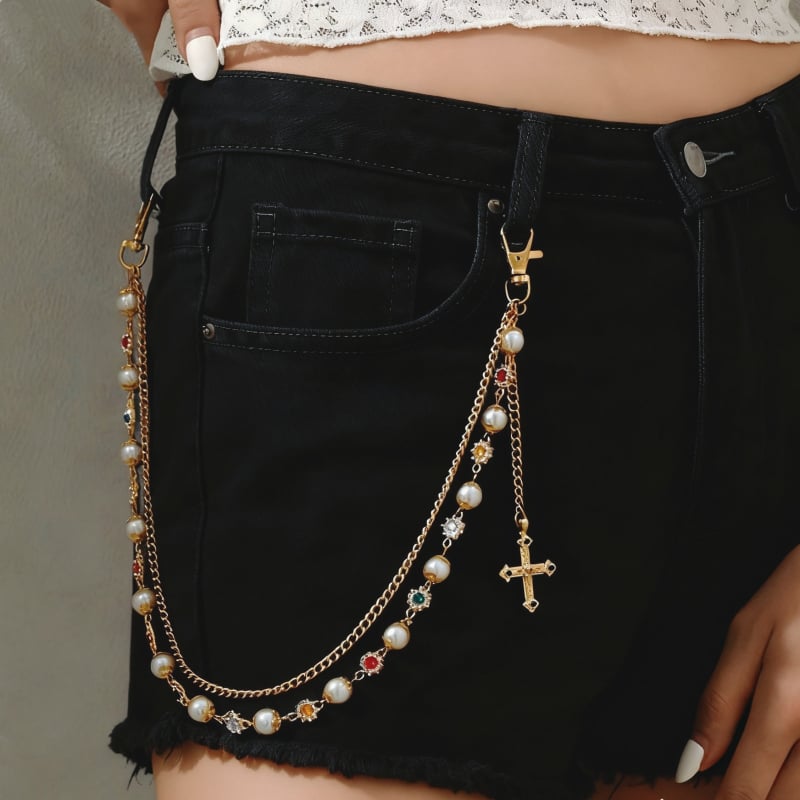 Unisex reťaz na nohavice zliatiny s elektroplátovaním — zimné vydanie 2025