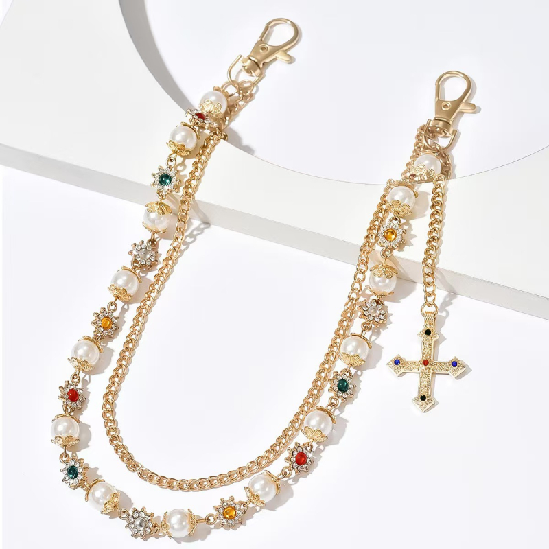 Unisex reťaz na nohavice zliatiny s elektroplátovaním — zimné vydanie 2025