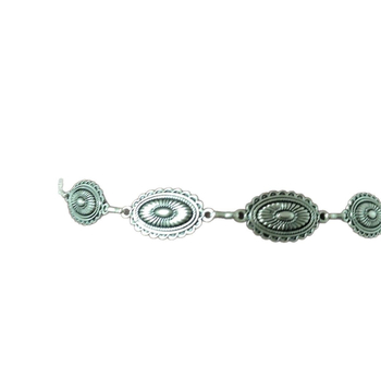 Metalni lanac za struk s elektroplatiniranjem, Princess serija, unisex, casual