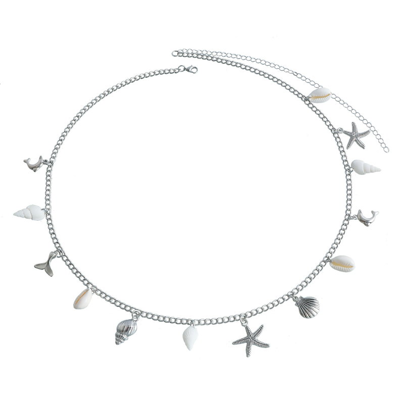 Zowen pojasni lanac – metal, za žene, duljina 80–100 cm, ležerni stil