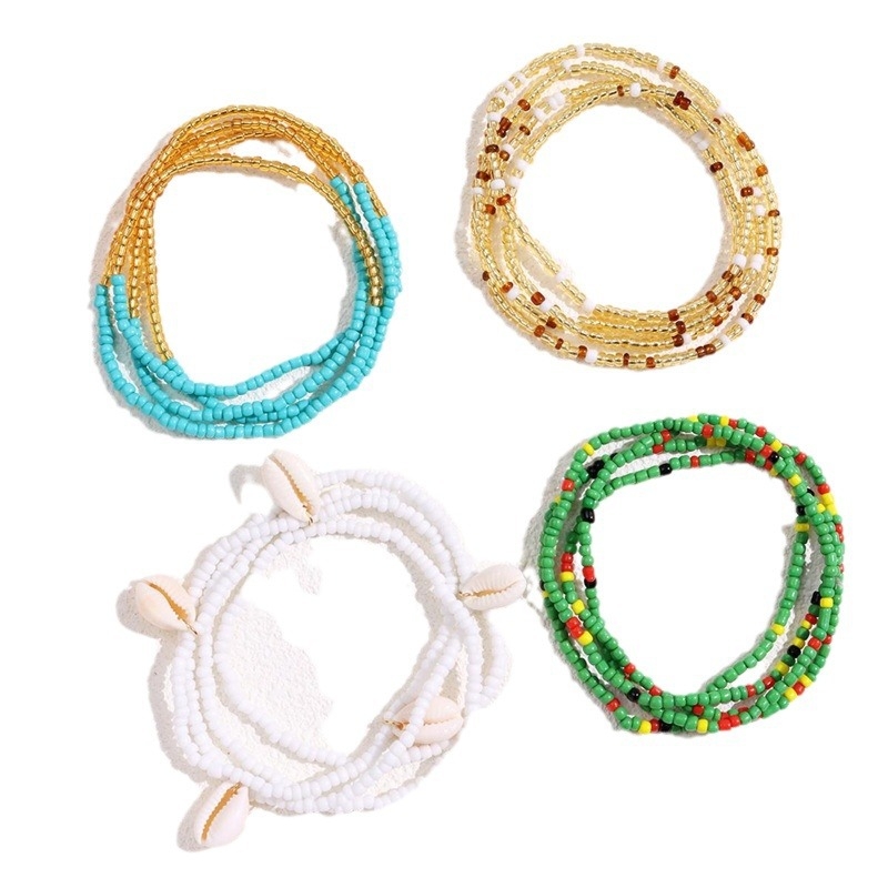 Ženski lanac za struk s perlama – plastične/smolaste perle, ljetno izdanje 2024