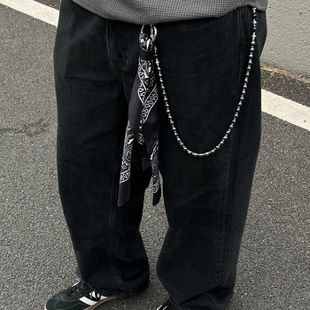 Veriga za struk za hlače – hip-hop ulični stil (Tip: lanac za hlače; Marka: Druga; Pakiranje: pojedinačno pakirano; Sezona: proljeće 2025)