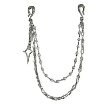 Lanț talie iEWS — metal, lucrat manual, stil punk