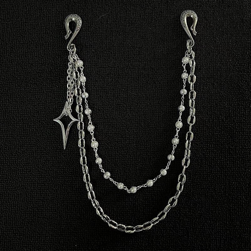 Lanț talie iEWS — metal, lucrat manual, stil punk