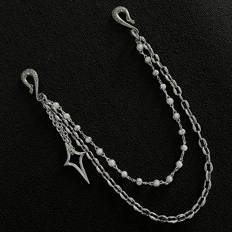 Lanț talie iEWS — metal, lucrat manual, stil punk