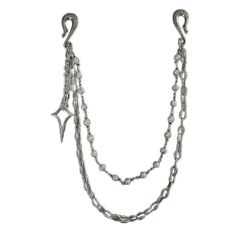 Lanț talie iEWS — metal, lucrat manual, stil punk