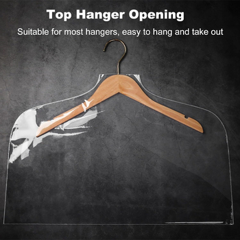 PVC skaidrus drabužių dangtis – paprastas, modernus stilius, dulkių ir drėgmės atsparumas