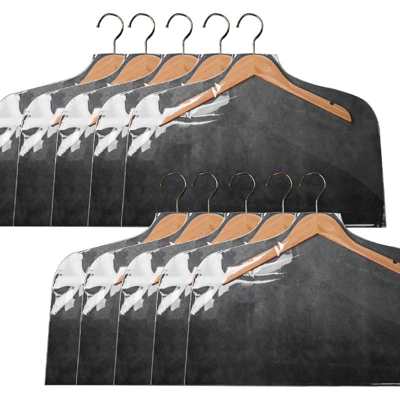 PVC skaidrus drabužių dangtis – paprastas, modernus stilius, dulkių ir drėgmės atsparumas