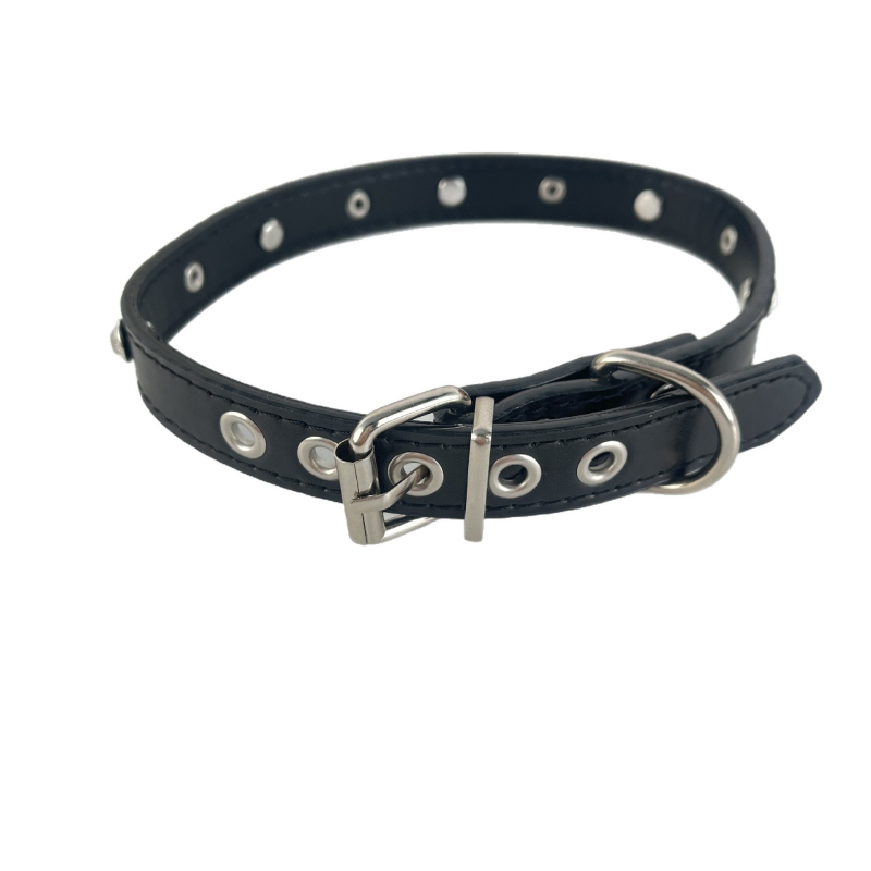 Choker náhrdelník s kvetinovým tvarom z PU, prívesok zliatiny, obvod 41–50 cm, hmotnosť 30–43 g