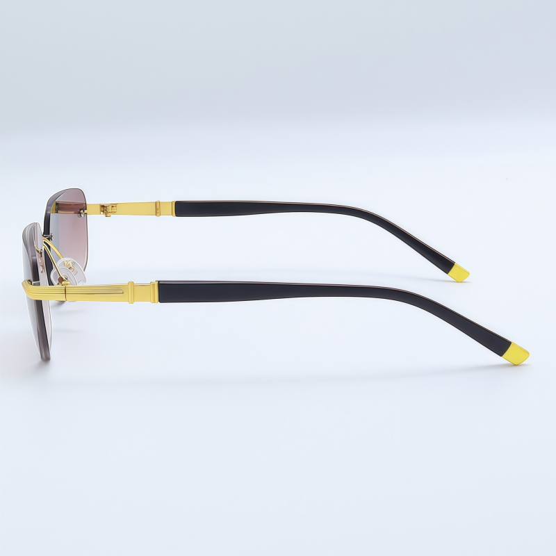 Bezrámové čítacie okuliare s ochranou proti modrému svetlu, viacfokálne šošovky a hrany diamantového typu pre seniorov