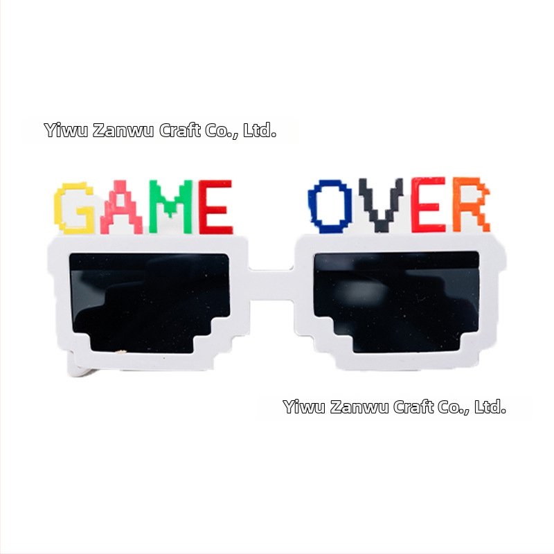 Jocīgas mozaīkas saulesbrilles – fotorekvizīts, polikarbonāta rāmis, pilnais rāmis, Thumbs-up zīmols, 2021