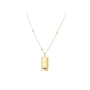 Ogrlica Miaolai Accessories od titan čelika, kuglični lanac, titanijski privjesak, lagani luksuz za žene