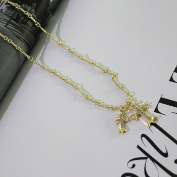 Punk náhrdelník zo zliatiny, retiazka v tvare O, dĺžka 41–50 cm, hmotnosť 12 g, elektroplatovanie.